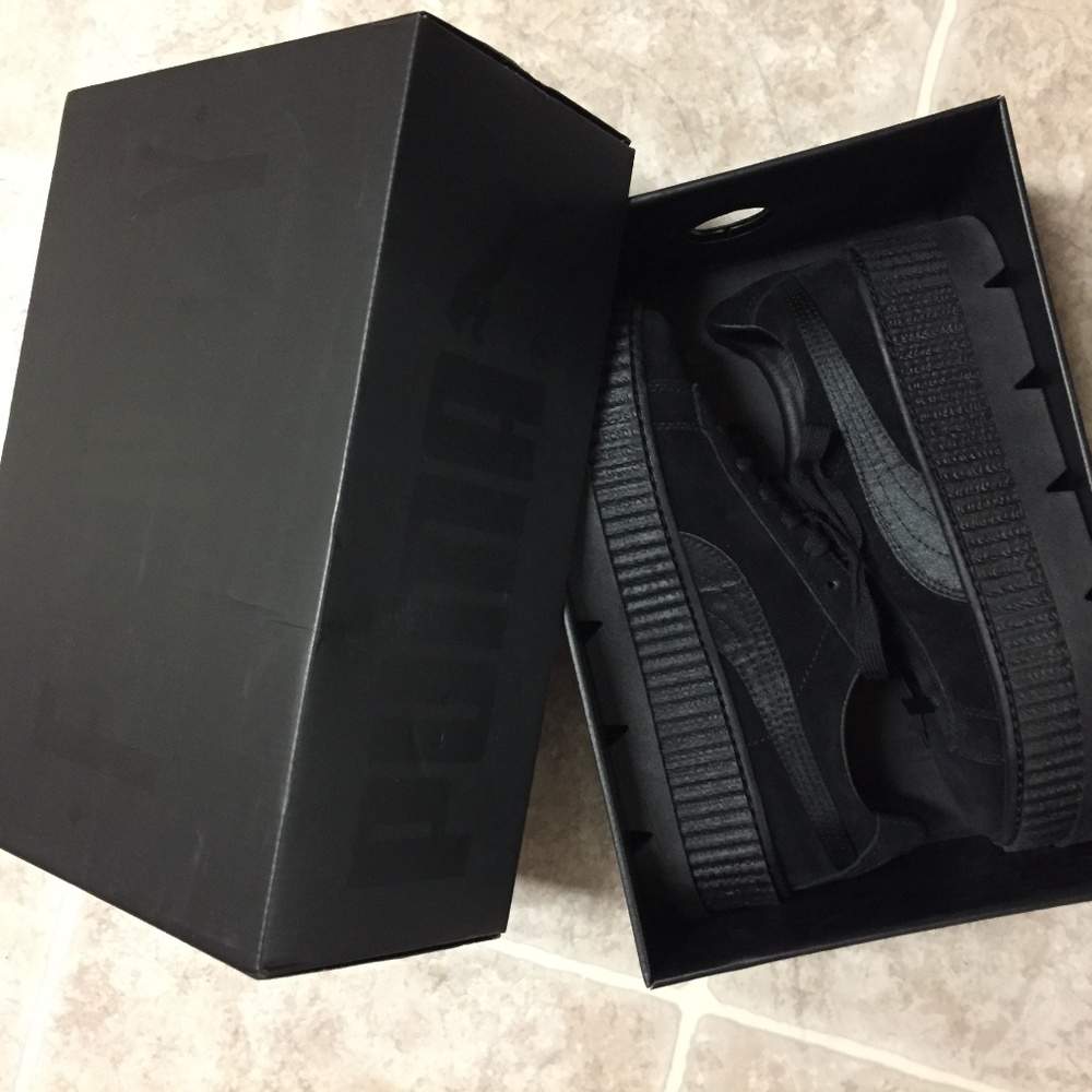 PUMA FENTY BY RIHANNA Cleated CREEPER Black US sz8